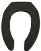 TOILET SEAT ELONGATED BLACK