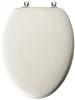 TOILET SEAT WHITE CH/HINGE