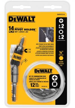PIVOT HOLDER & BIT SET DEWALT