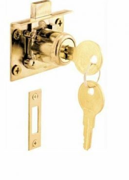DRAWER & CABINET LOCK BRASS