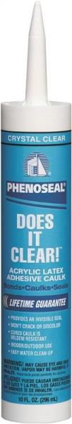CAULK PHENOSEAL CRYSTAL CLEAR