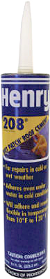 HENRY ROOF CEMENT 11OZ TUBE