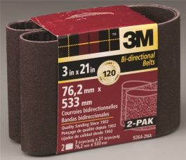 SANDING BELT 3"X21" 2/PK 120GR