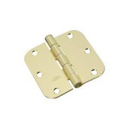 DOOR HINGE 3-1/2" POL BRASS