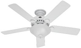 FAN CEILING 52"WHITE W/LITE KT