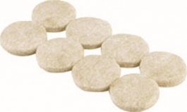 BEIGE ROUND FELT PAD 1-1/2''