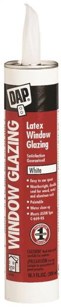 GLAZING COMPOUND 10.5/OZ WHITE