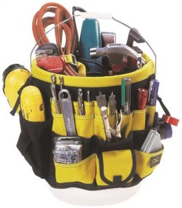 TOOL BUCKET ORGANIZER 61POCKET