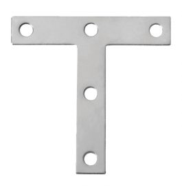 T-PLATE 4"X1" ZINC PLATED