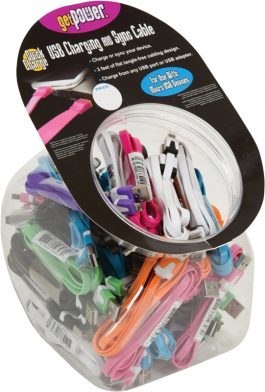 ANDROID CHARGER CORD ASSTCOLOR