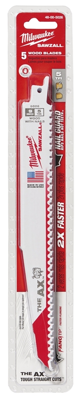 SAWZALL BLADE 9"5T MILWAUKEE