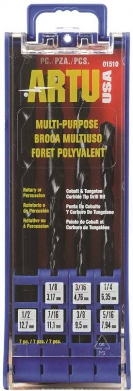 DRILL BIT SET COBALT 7-PIECE