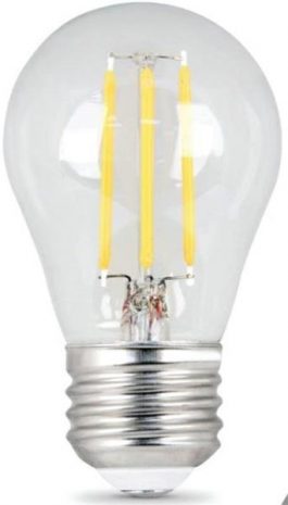 LED BULB 40W-A15 APPLIANCE 2PK
