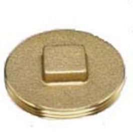 CLEAN-OUT PLUG BRASS 3-1/2""