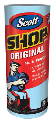 SCOTT SHOP ROLL TOWELS BLUE