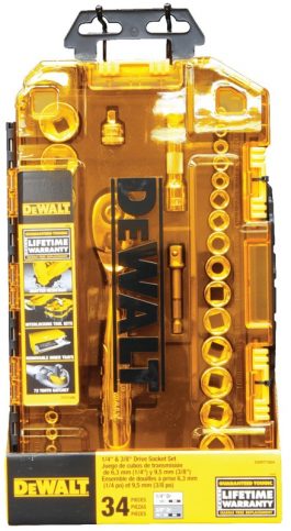 SOCKET SET 34 PC SAE/METRIC
