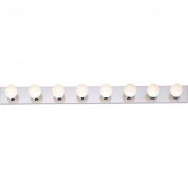 FIXTURE BATH 8 BULB CHROME 48"