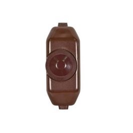 DIMMER LAMP FEED-THRU BROWN