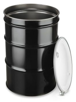 DRUM 55GAL EMPTY METAL OPEN
