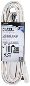 CORD-WHITE-FLAT PLUG
