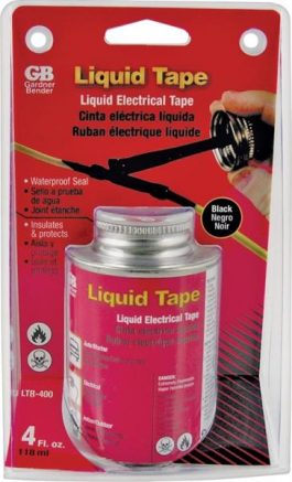 TAPE ELECTRIC LIQUID BLACK