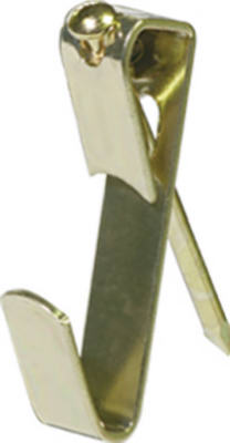 PICTURE HOOK 30LB BRASS  6PK