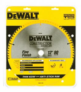 DEWALT 12" 80T CIRC SAW BLADE