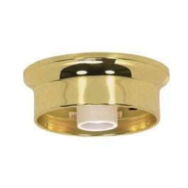 FIXTURE BASE 10" BRASS 2BULB