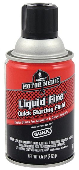 STARTING FLUID LIQUID FIRE