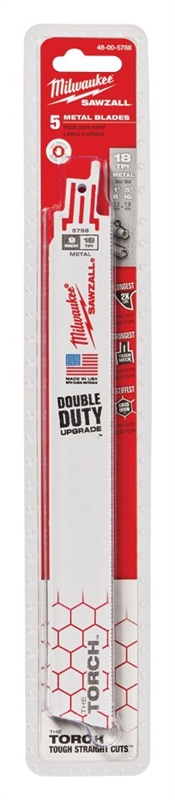 SAWZALL BLADE 9"18T MILWAUKEE