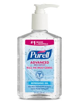 PURELL HAND SANITIZER GEL PUMP