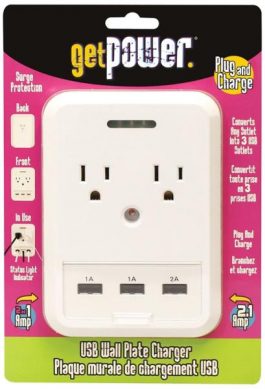GET POWER USB WALLPATE