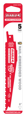DIABLO SAWZALL BLADE6" 6/12TPI