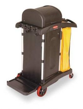RUBB HI SECURITY JANITOR CART