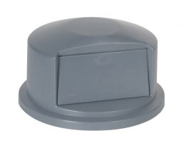 RUBB DOME TOP LID 32GL GRY