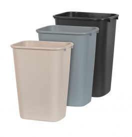 WASTEBASKET 41QT.#2957 LT.GRY