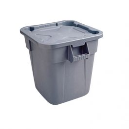 RUBB 40GAL SQUARE CAN