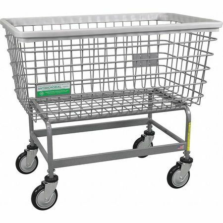LAUNDRY CART WIRE W/WHEELS
