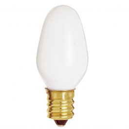 BULBS NIGHT LIGHT 7WATT WHITE