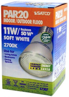 BULBS FLOOD SPIRAL CFL 11W