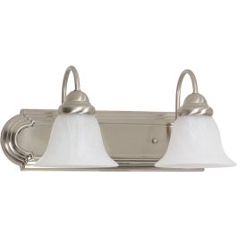FIXTURE NUVO 2-LIGHT VANITY