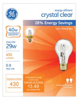BULB 29WATT A-LAMP CLEAR
