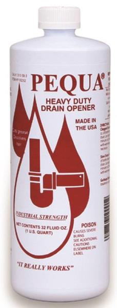 DRAIN CLEANER PEQUA H/D QT.