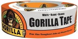 GORILLA DUCT TAPE WH 2"X10YD.
