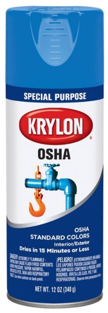 SPRAY PAINT SAFETY BLUE GLOSS