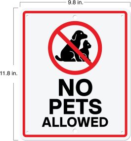SIGN 10X12 METAL