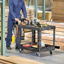 RUBB 4525 UTILITY CART BLK