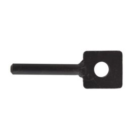 GATE LOCKING PIN ROUND BLACK
