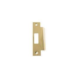 STRIKE PLATE LARGE LIP BRASS