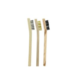 WIRE BRUSH  3PC SET  BRASS